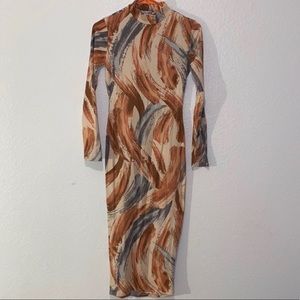 Fashion Nova - work of art midi dress
